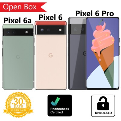Google Pixel 6 | 6a | 6 Pro 128 GB (Unlocked) AT&T T-Mobile