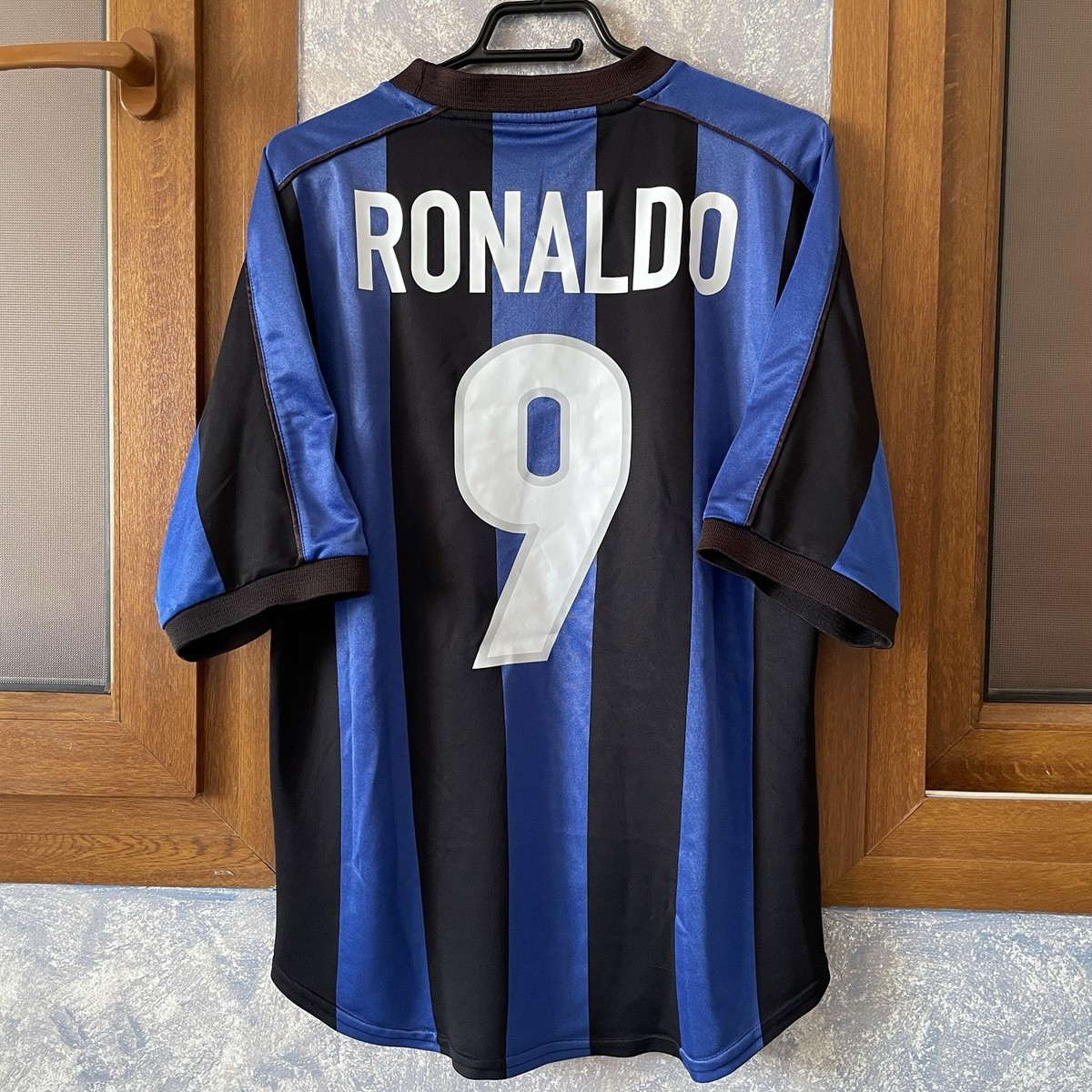 Inter Milan 1999 2000 Authentic Ronaldo Maglia R9 Shirt Home Jesey