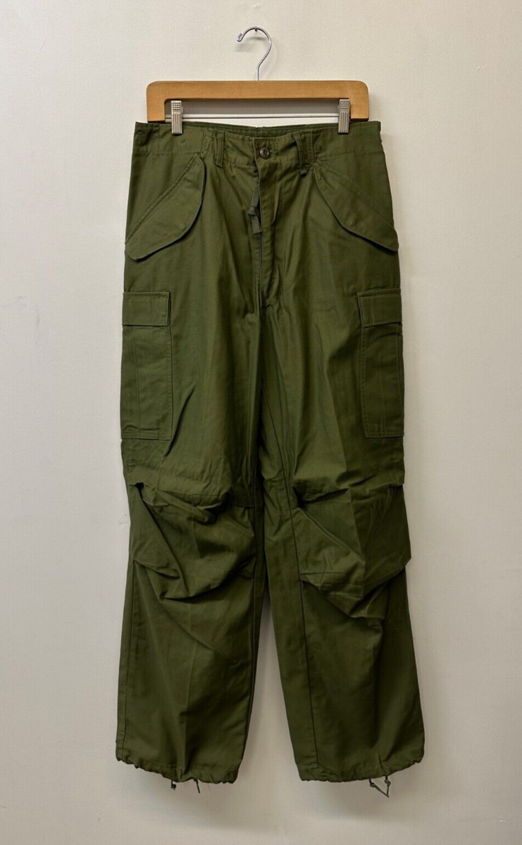 NOS US Army M65 OD Field Trouser Pants, Small Long Dated 1976, U