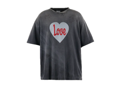 SAINT Mxxxxxx SS Tee Heart Love Black T-shirt | eBay