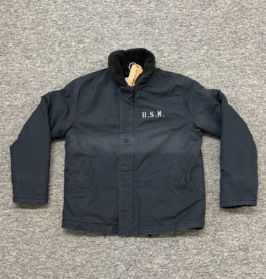 Mil-Tec WW2 USN Naval Deck Jacket - Navy Blue - 42