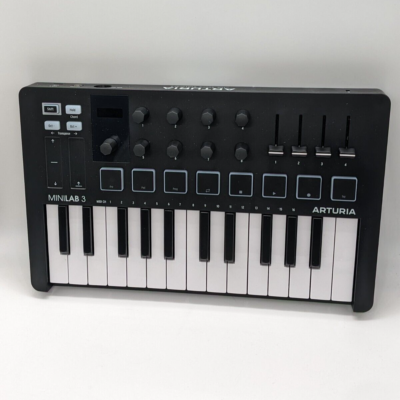 Arturia MiniLab 3 USB keyboard MIDI controller music production 25