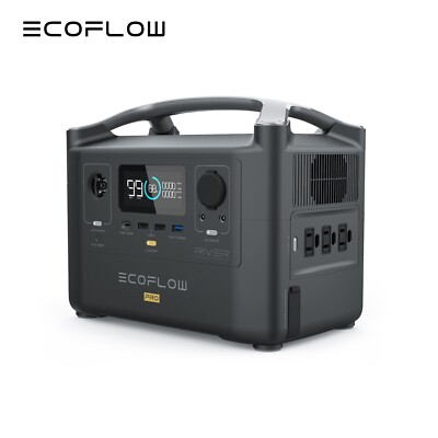 EcoFlow RIVER Pro Portable Power Station - Black for sale online