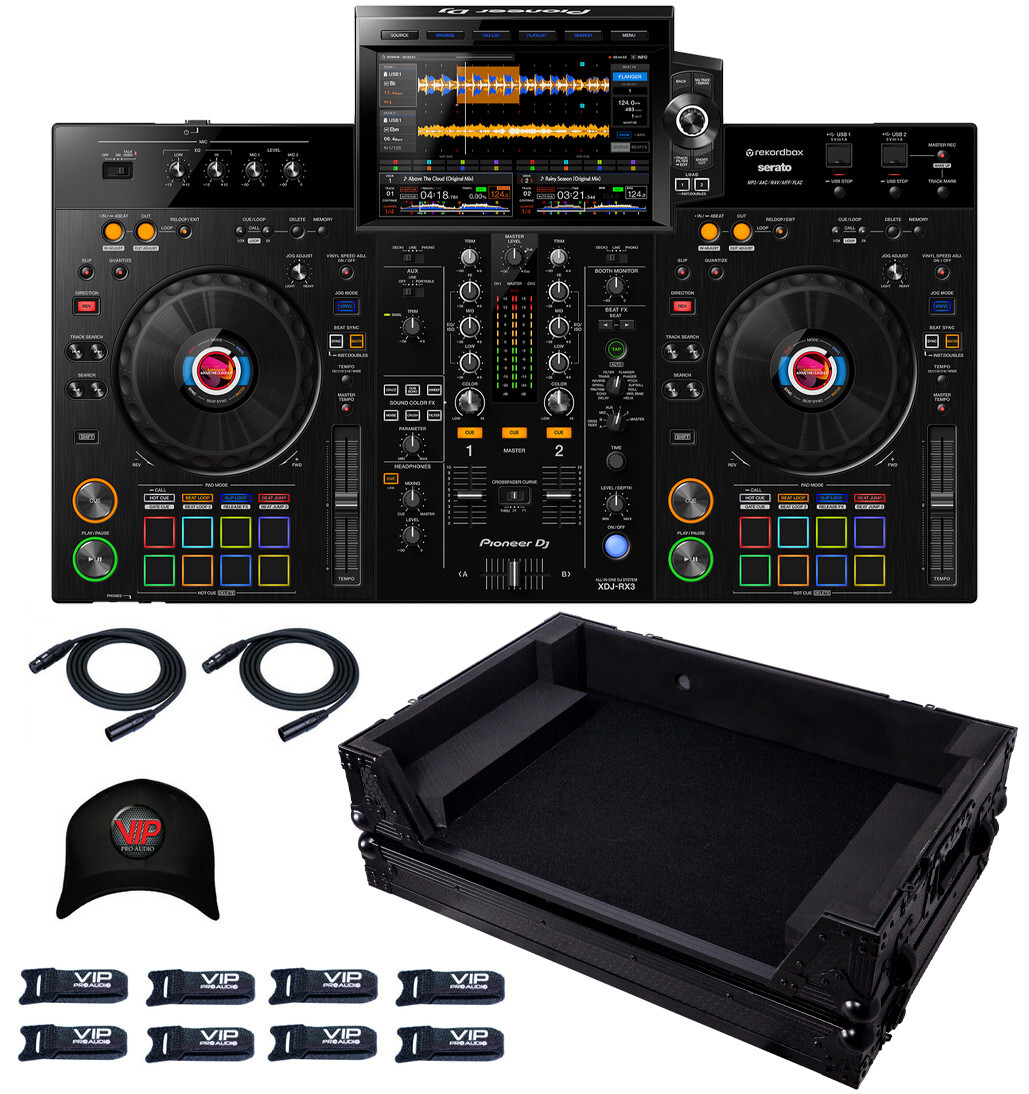 Pioneer DJ XDJ-RX3 2-CH All-In-One DJ system + ProX XS-XDJRX3WBL
