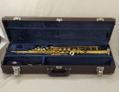 Yamaha YSS-62 Soprano Saxophone Sax Purple Logo Maintained Vintage