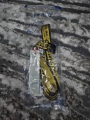 Off White 5400 LBS Classic Mini Industrial Belt Yellow Black