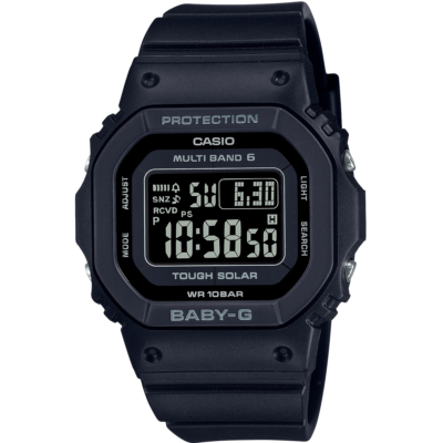 CASIO BABY-G BGD-5650-1CJF Radio Solar Digital Watch All Black