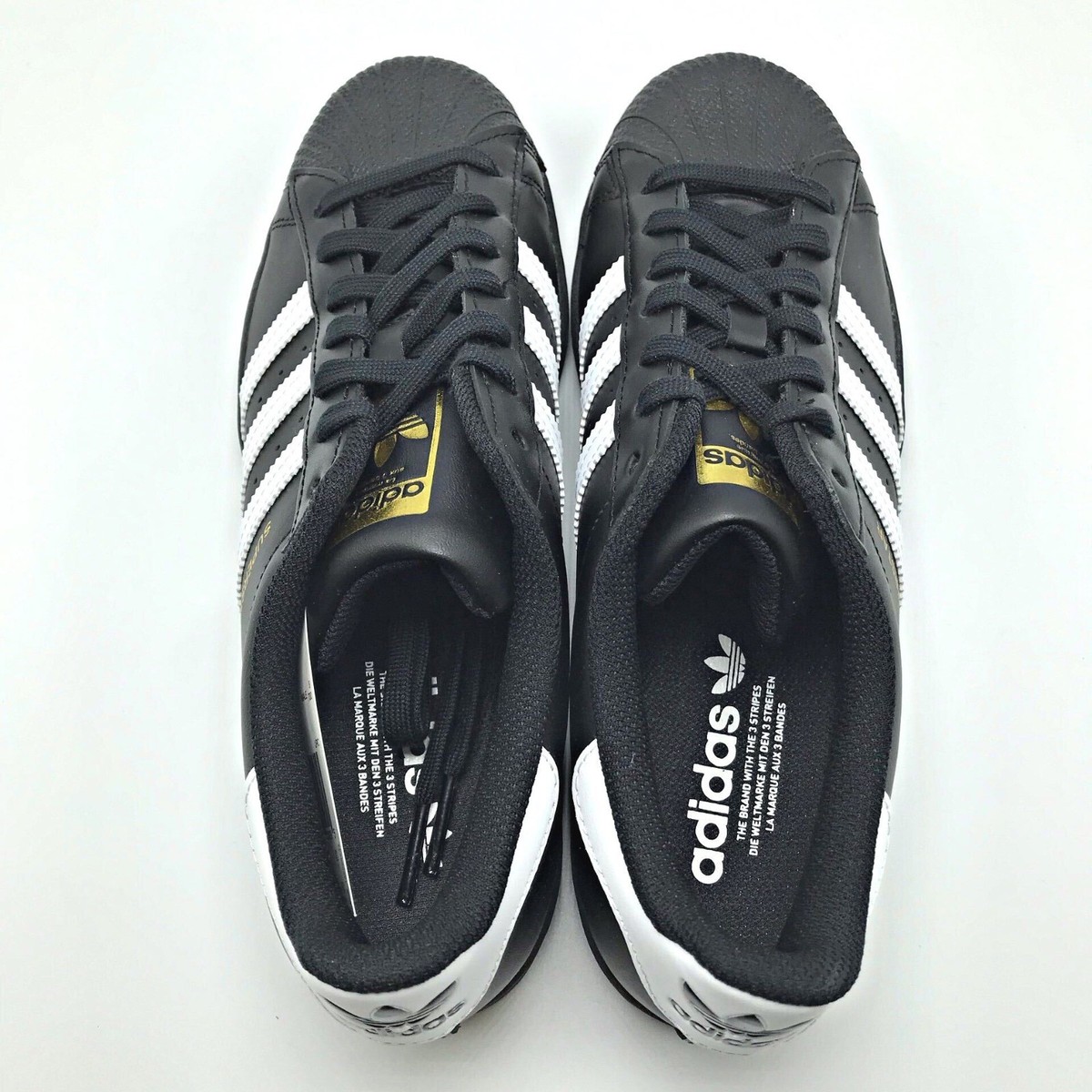 ADIDAS Originals Superstar Core Black Cloud White Gold EG4959
