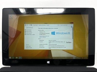 Microsoft Surface Pro 1, 1514 core i5 1.7GHz 4 GB Ram 128 GB SSD