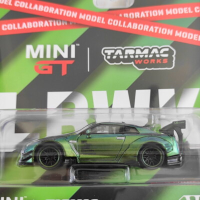 MINI GT x TARMAC WORKS 1:64 #145 LB WORKS LIBERTY WALK NISSAN GT-R