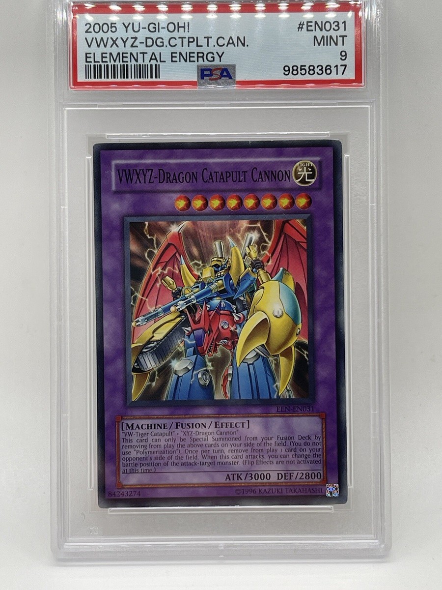 VWXYZ Dragon Catapult Cannon PSA 9 MINT EEN-EN031 Super Rare