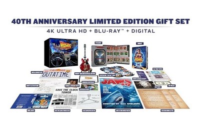 Back to the Future 40th Anniversary 4K Trilogy Amazon Steelbook