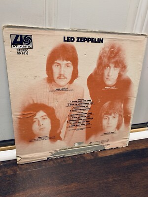 RARE! Led Zeppelin S/T (1969) 1st Press Vinyl Lp ALT LABEL & ALT