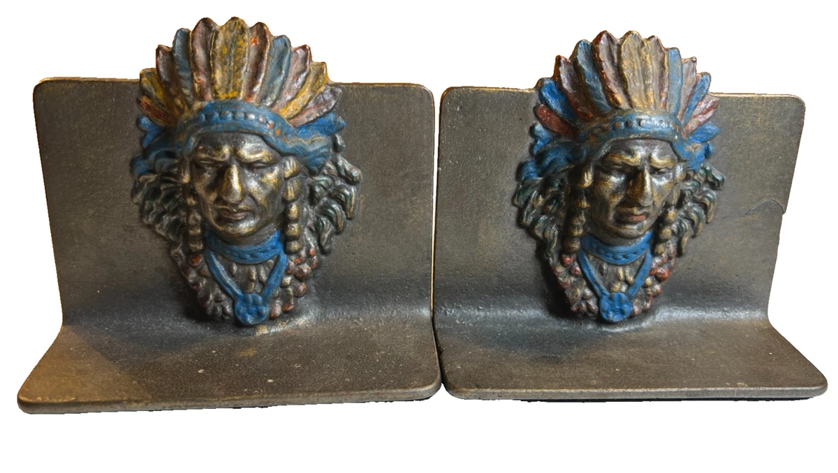 Antique Indian Bookends In Collectible Book Ends for sale | eBay