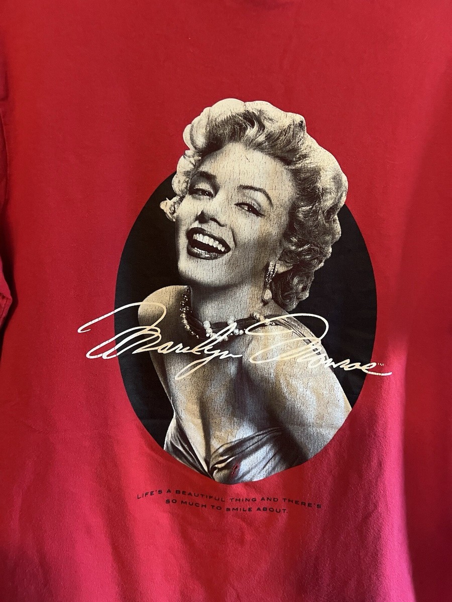 Shoe Palace X Marilyn Monroe Graphic T-shirt Small Red signature