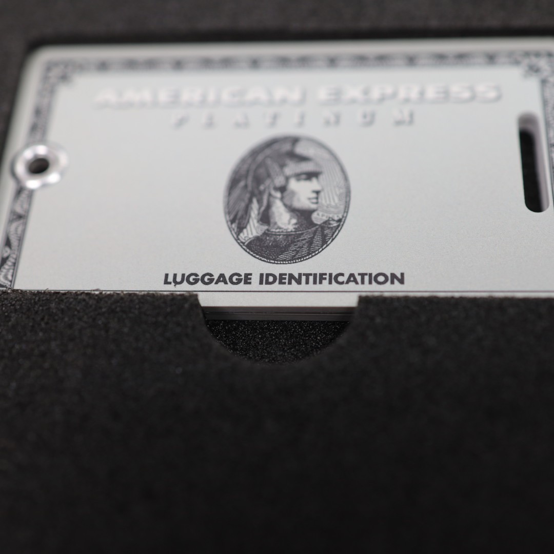 New American Express Platinum card holders limited Luggage Name