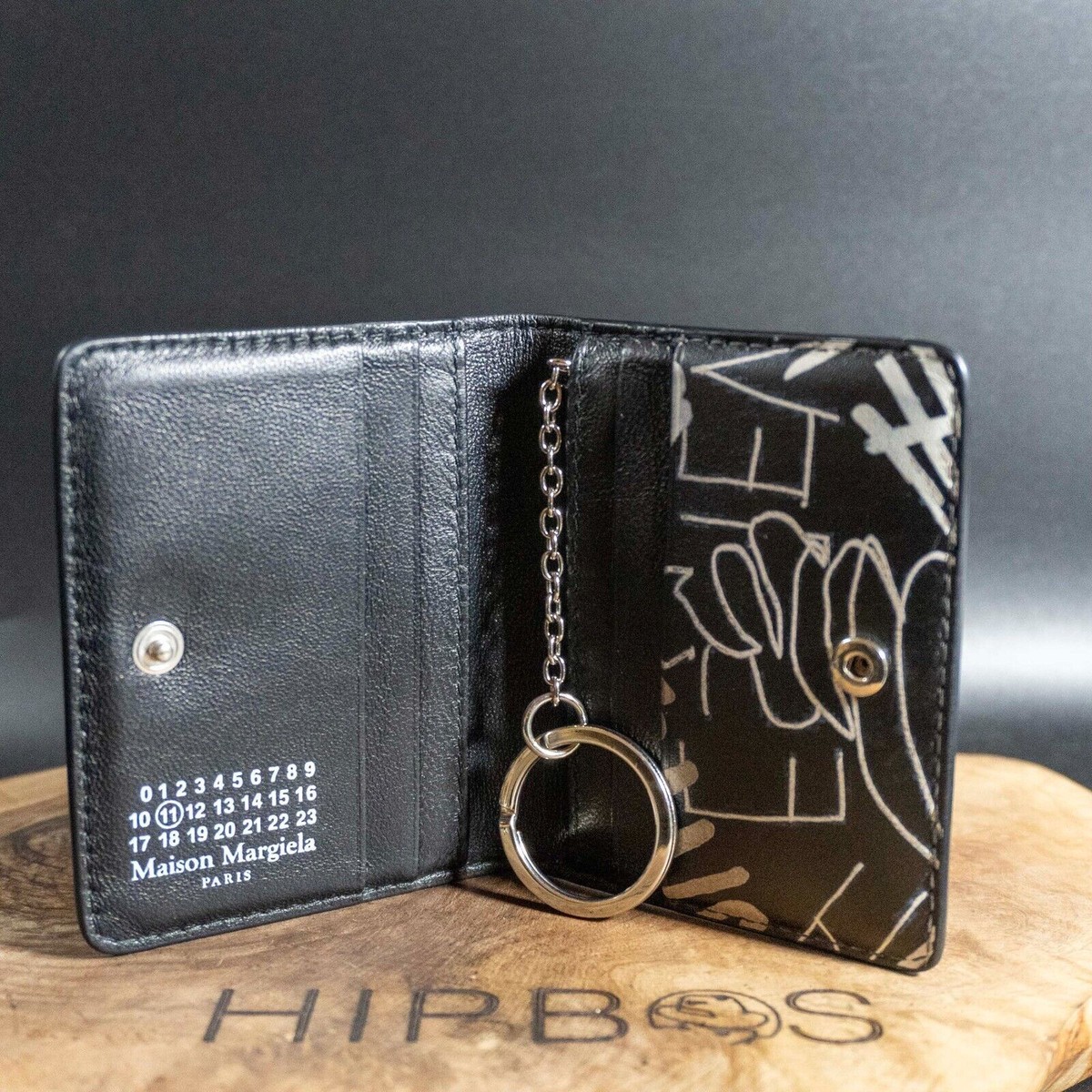 Maison Margiela Authentic Four Stitches Keyring Card Holder Case