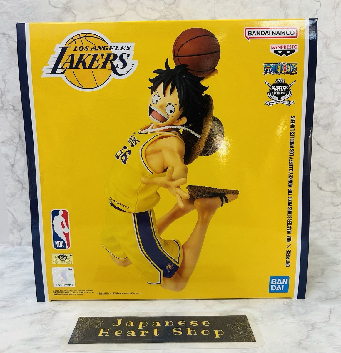 ONE PIECE × NBA MASTER STARS Monkey D. Luffy Lakers LOS ANGELES