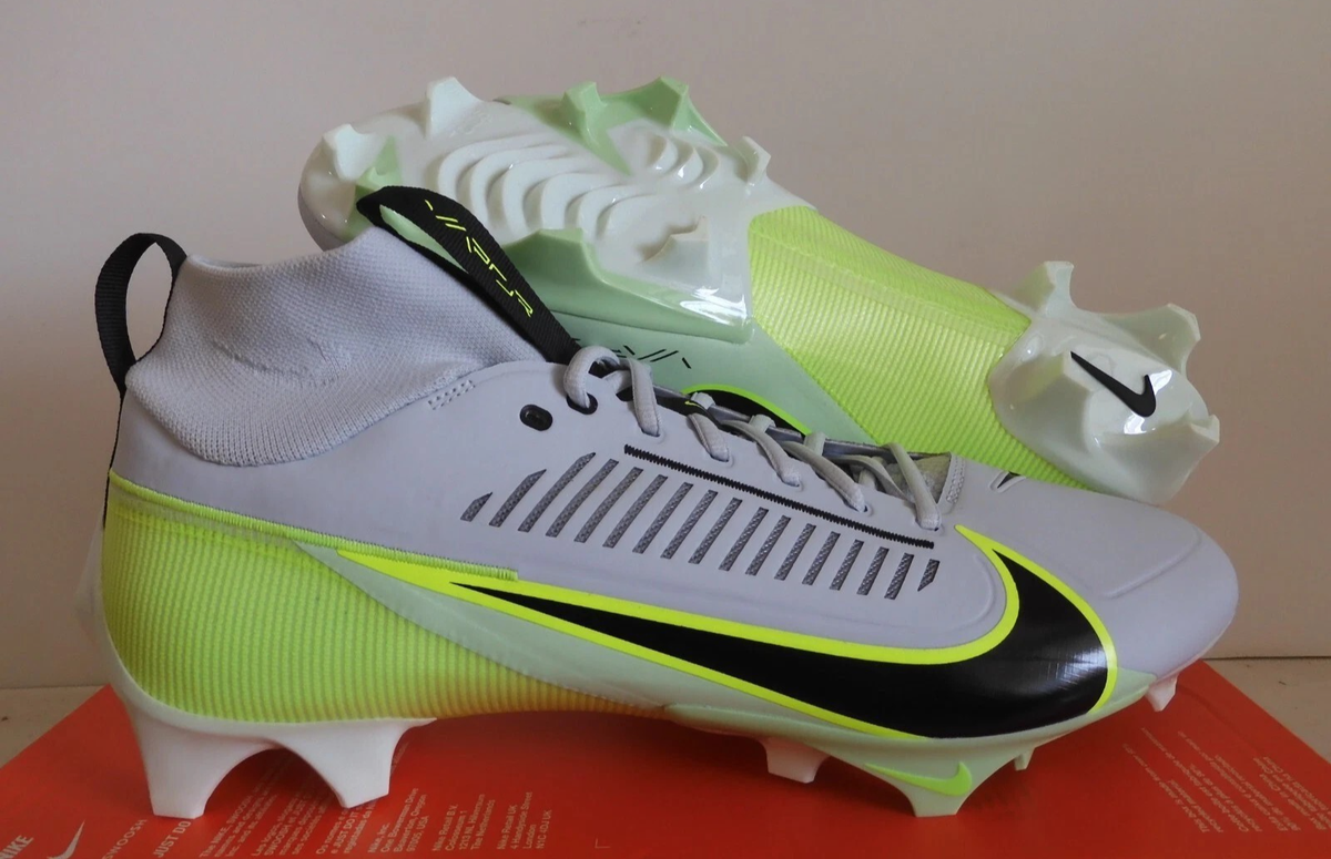 NIKE MENS VAPOR EDGE PRO 360 2 Gray Football Cleats Shoes Size 10