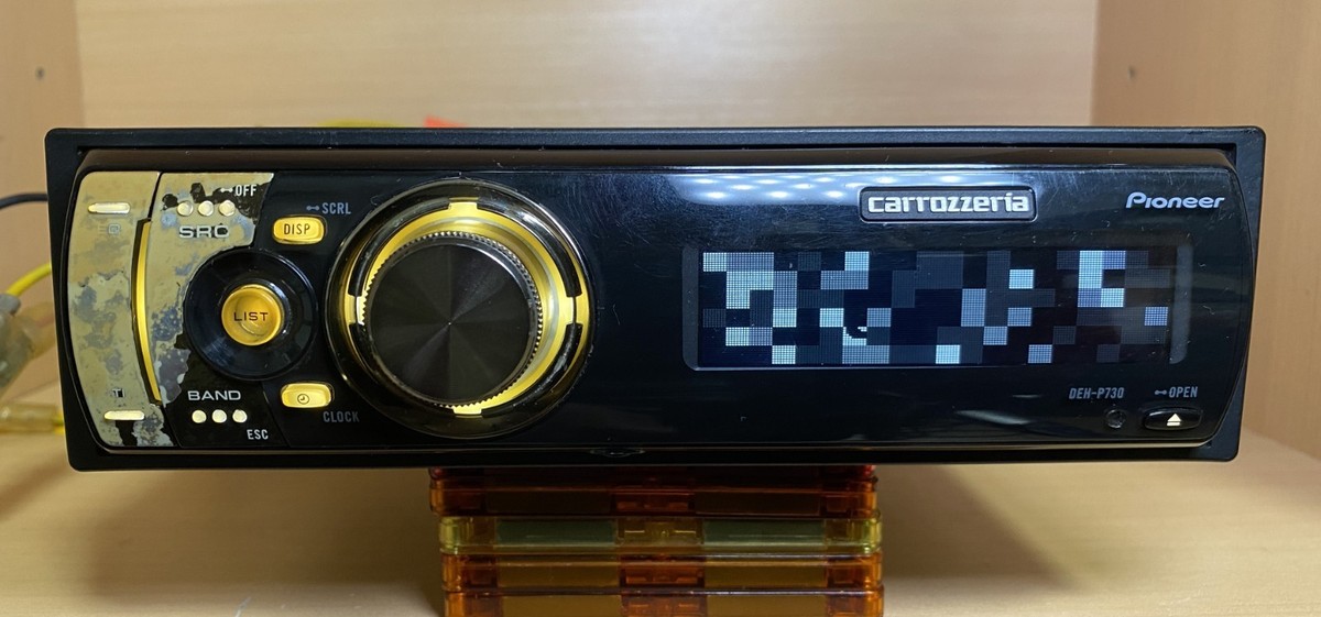 Pioneer Carrozzeria DEH-P730 Car Audio 1DIN CD IP-BUS Working