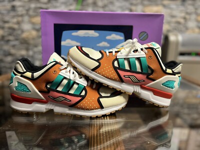Adidas Simpsons ZX 10000 Krusty Burger Men's Sneakers | eBay