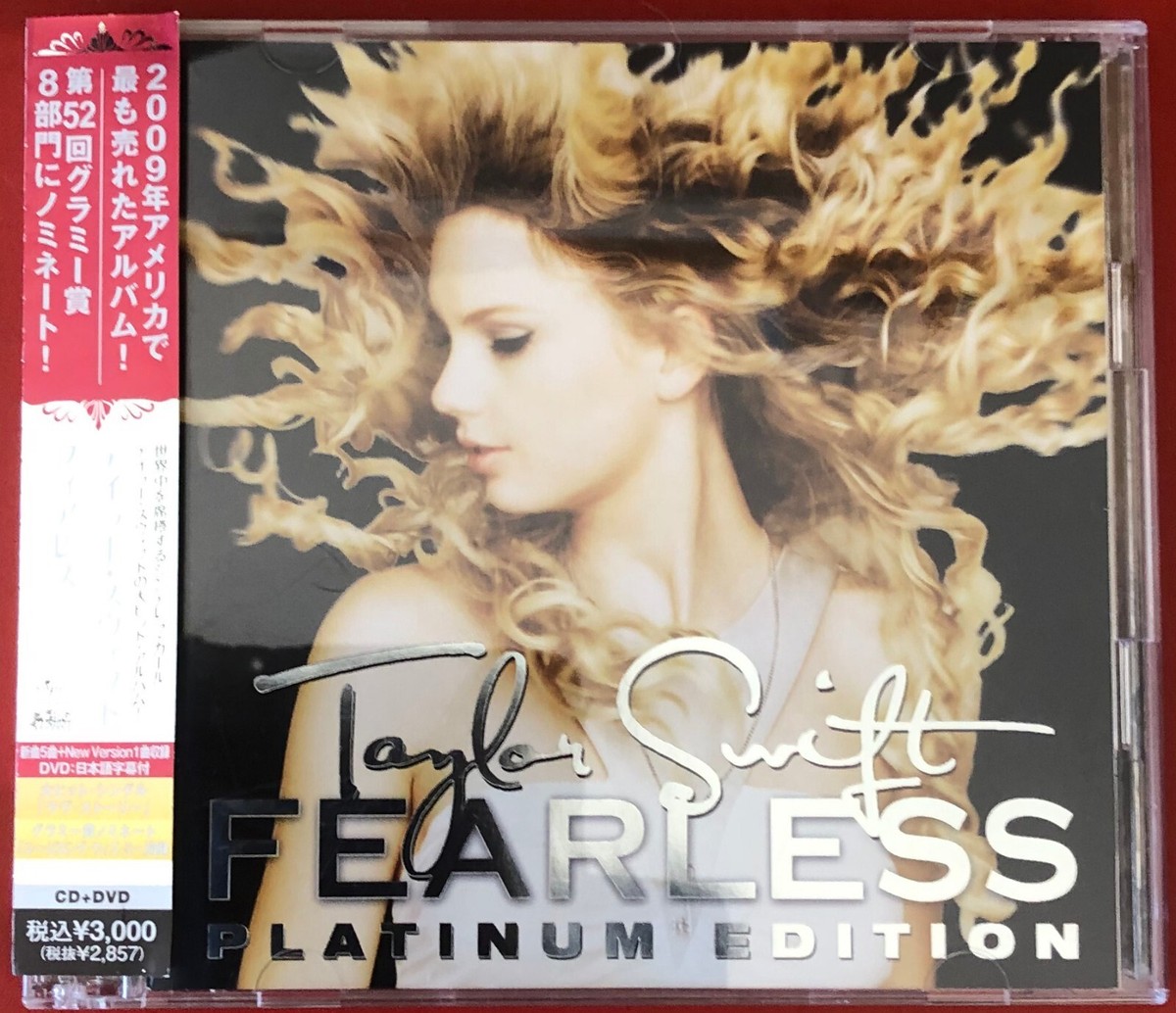 TAYLOR SWIFT Fearless Japan Limited Platinum Edition CD + DVD | eBay