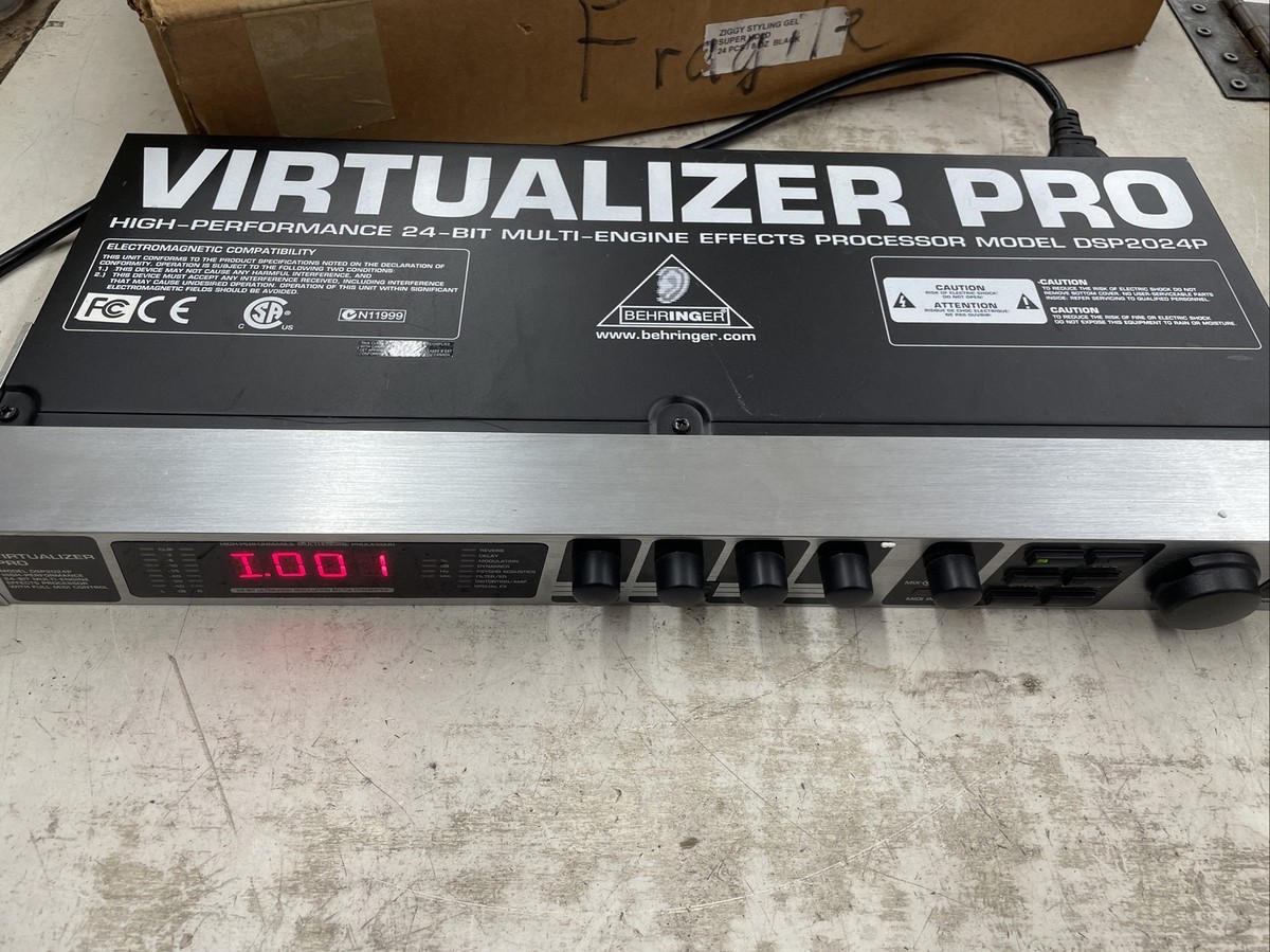 Behringer DSP2024P Virtualizer Pro - Multi-Engine 24-Bit Multi