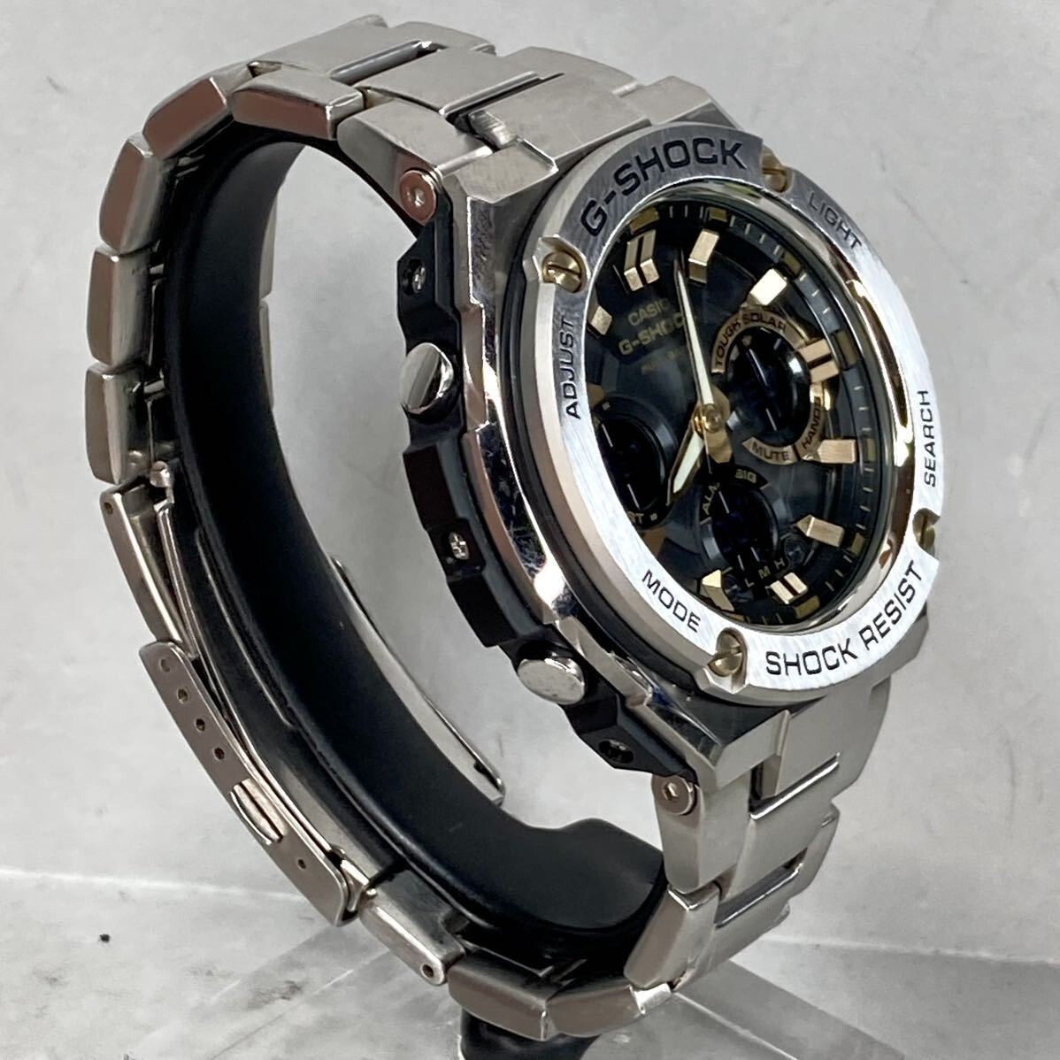 Casio G-Shock GST-W110D-1A9JF G-STEEL Radio Solar Silver Mens