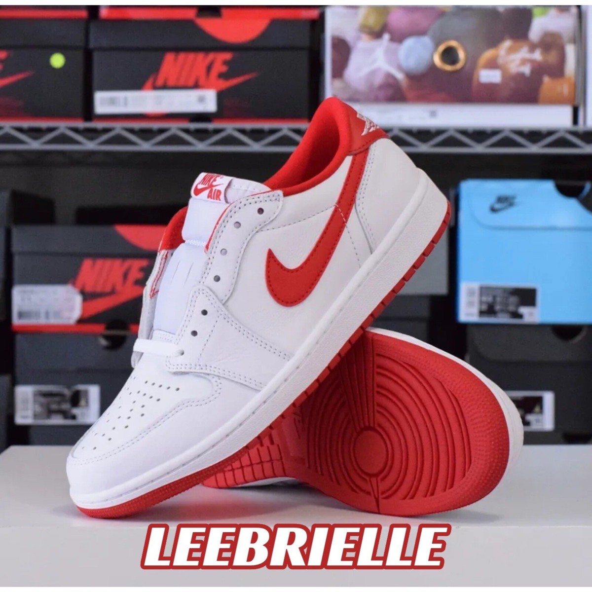 Nike Air Jordan 1 Low Retro OG White University Red CZ0790-161