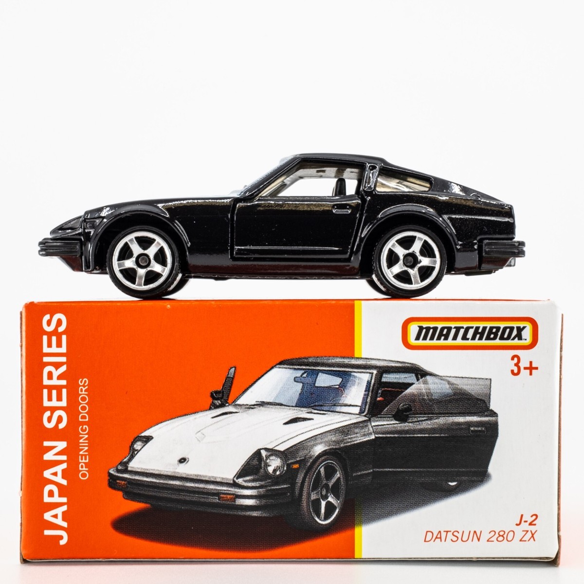 2022 Matchbox Japan Series J-2 Datsun 280 ZX BLACK | WHITE | FSB