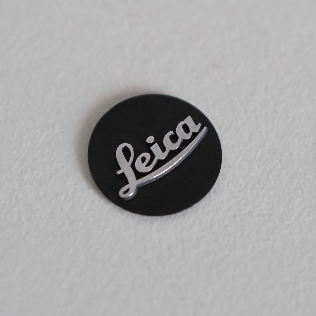 Leica Logo Badge Black for M6-M7-M8-M9-M10 Approximately 10 mm in
