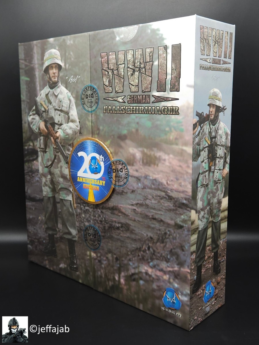 1:6 scale DID 20th Anniversary WWII German Fallschirmjager Axel 12