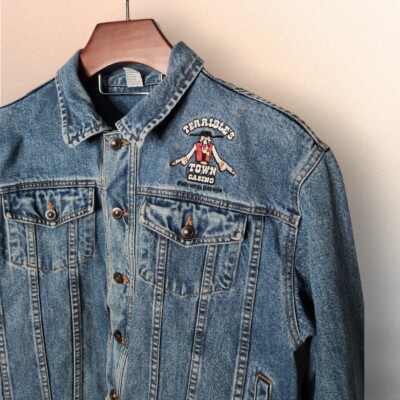 Vintage Outdoor Expedition Terrible's Town Casino Denim Jacket
