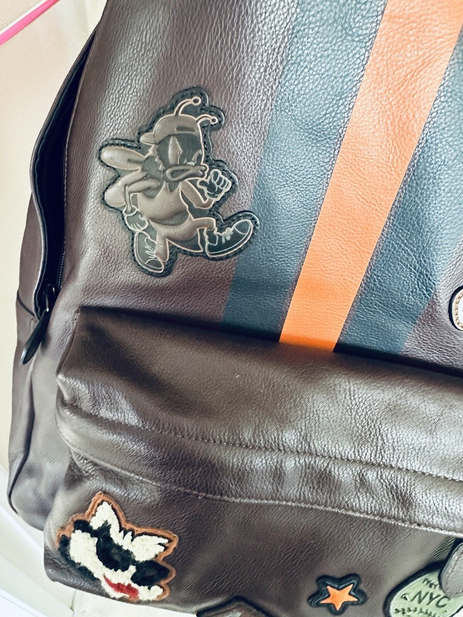 COACH CHARLIE VARSITY STRIPES PATCHES BACKPACK 12125 | eBay