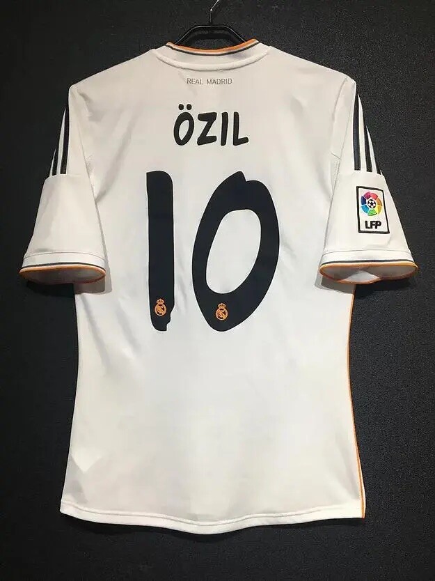 Real Madrid ÖZIL 10 Home 2013/14 Authentic Soccer Name Set | eBay