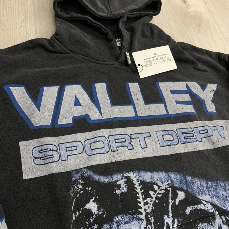 Vale Forever Valley Sport Dept Hoodie 'Black' Men's Streetwear
