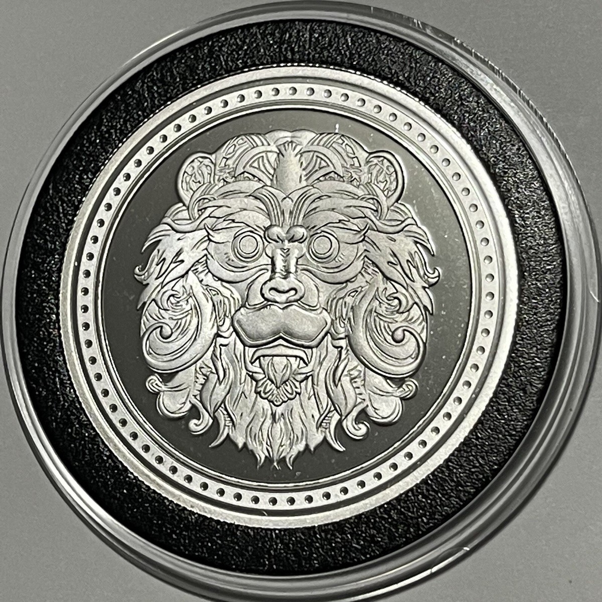 Peace Love & Hayleybug Lion Rare Coin 1 Troy Oz .999 Fine Silver