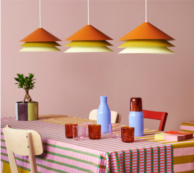 IKEA TESAMMANS Lamp Shade Steel, Multicolor 35 cm NEW 00568969