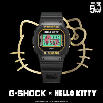 G-SHOCK Hello Kitty 50th Anniversary Collaboration DW-5600KT24-1JR