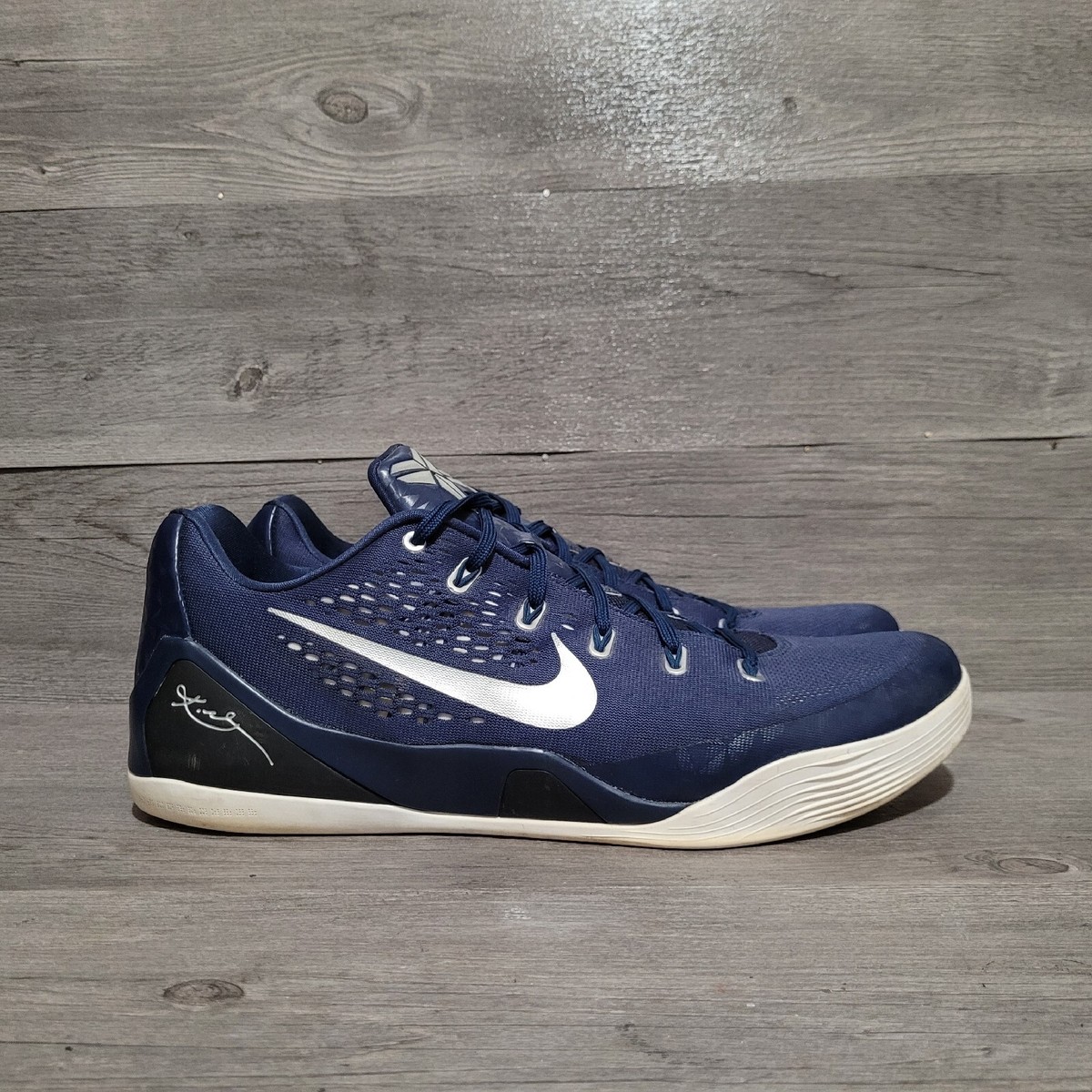 Nike Kobe IX 9 EM TB georgetown 17.5 Midnight Navy Blue mamba pack