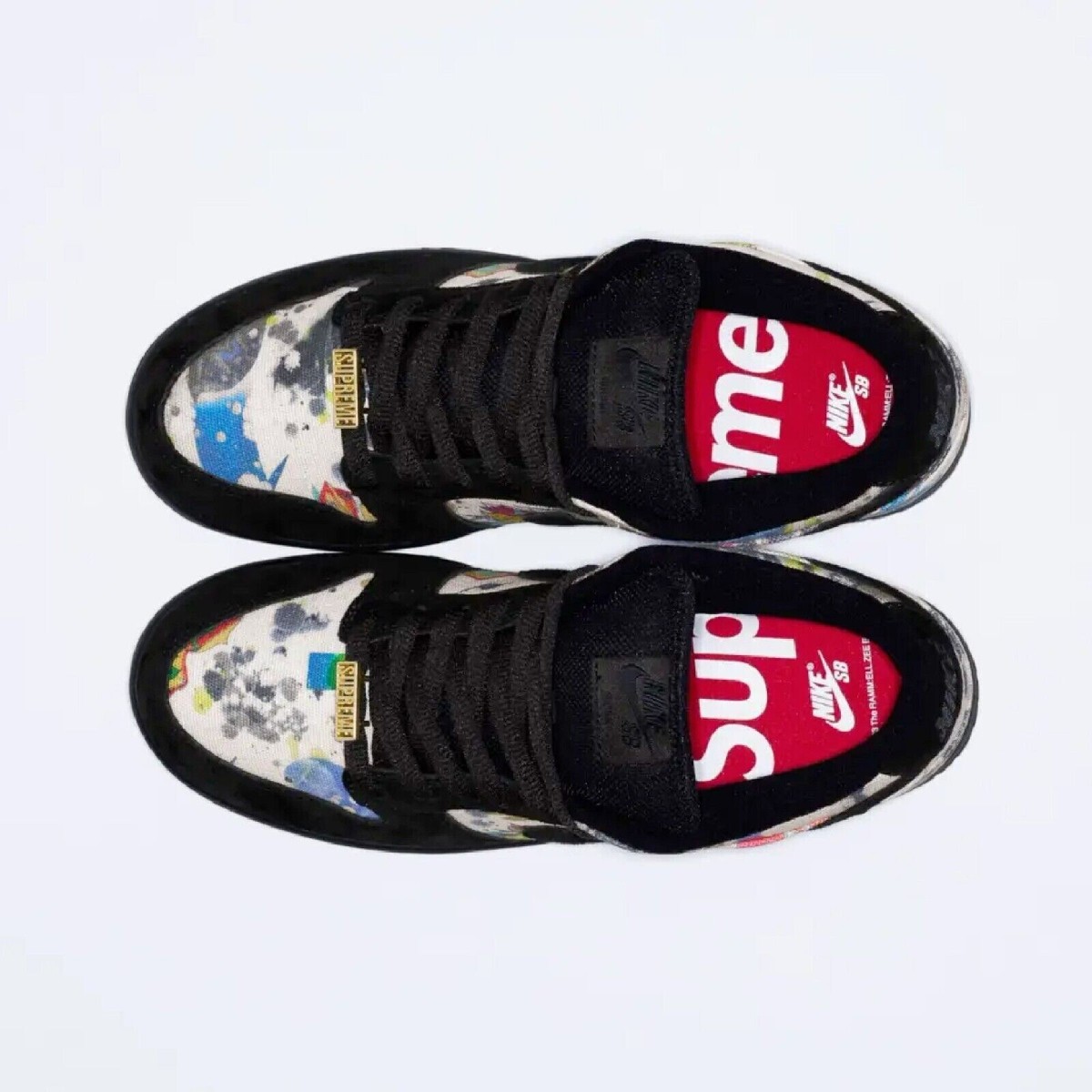 Nike SB Dunk Low Supreme Rammellzee (Size 8.5,10.5) Same Day Ship