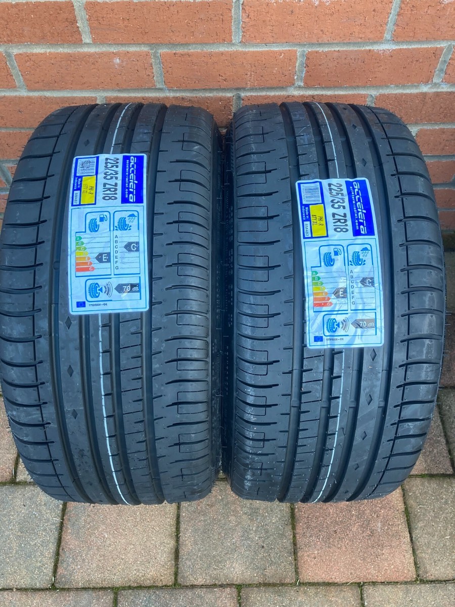 2 X 225/35ZR18 87Y XL ACCELERA EXTRA LOAD 225 35 18 TYRES 225