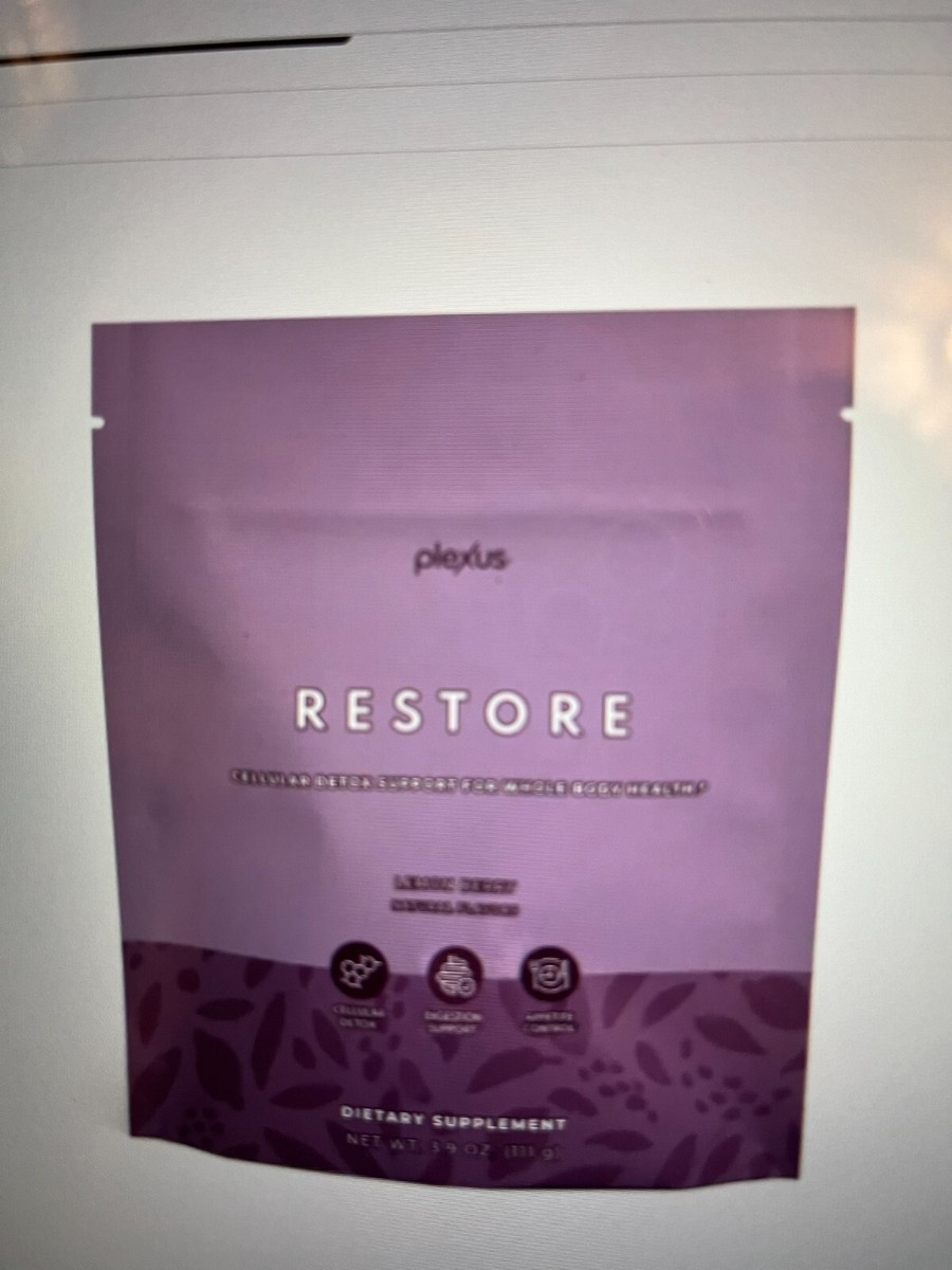 Plexus RESTORE Cellular Detox Support for Whole Body Health. Lemon
