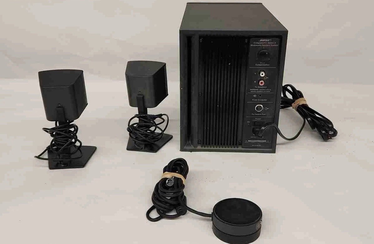 BOSE Companion 3 Series ll Multimedia Speaker System Set Deep Bass