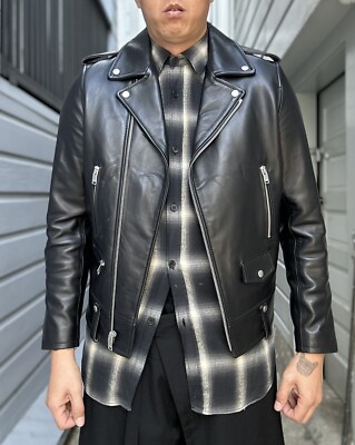 Saint Laurent L01 Motorcycle Lamb Skin Leather Jacket Gently Used
