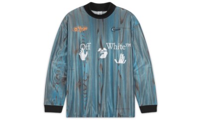 Nike x Off-White™ Men's Jersey 001 Goalkeeper Football Soccer Blue