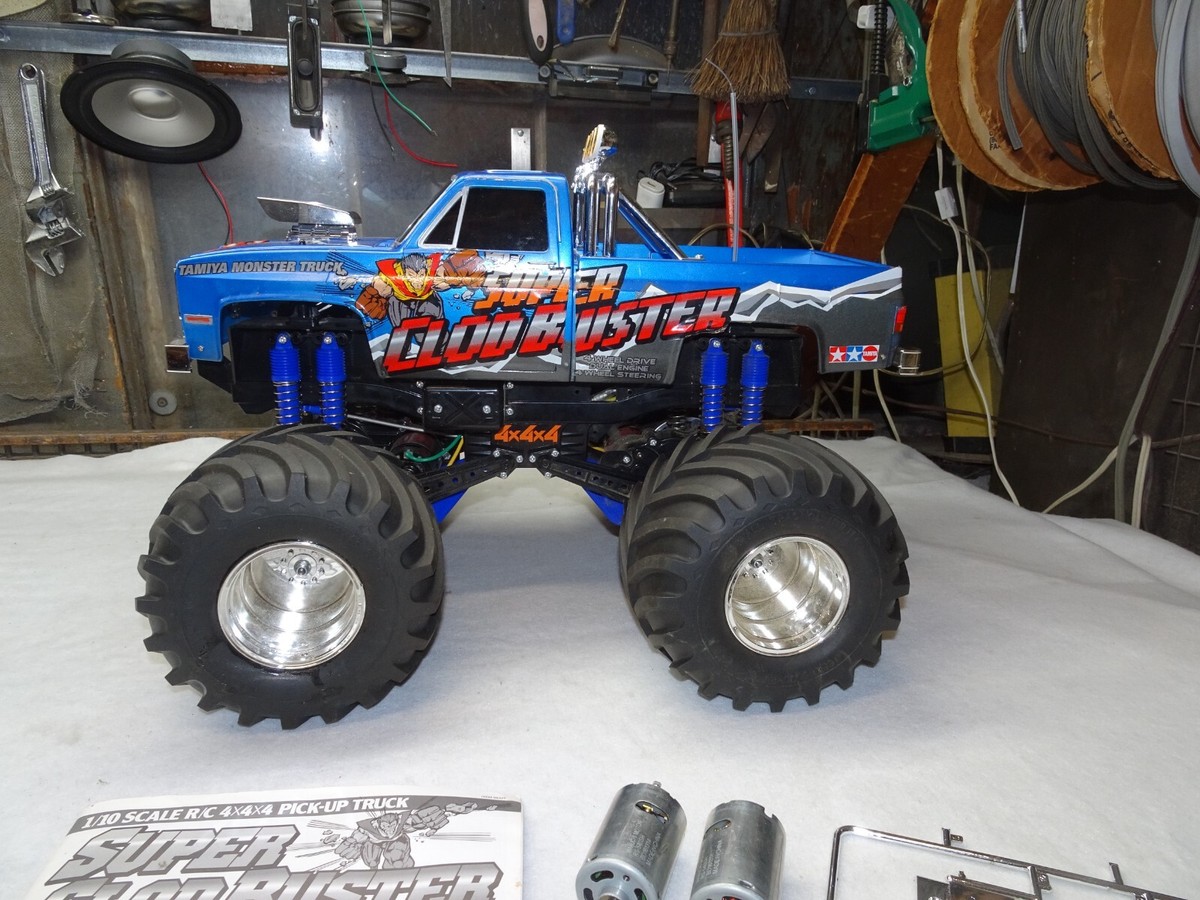 Tamiya RC 1/10 SUPER CLOD BUSTER Amazing Build. Upgraded motors