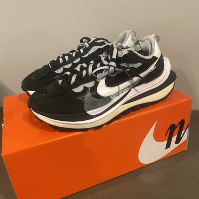 Size 10 - Nike sacai x VaporWaffle Black White 194499404163| eBay