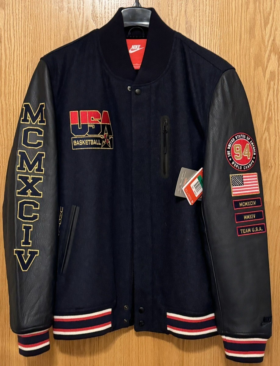 NEW Nike DREAM TEAM USA Basketball Wool Destroyer Jacket RARE