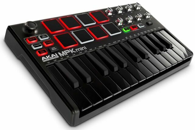 Akai MPK Mini MKII Keyboard Controller Special Edition - Black on